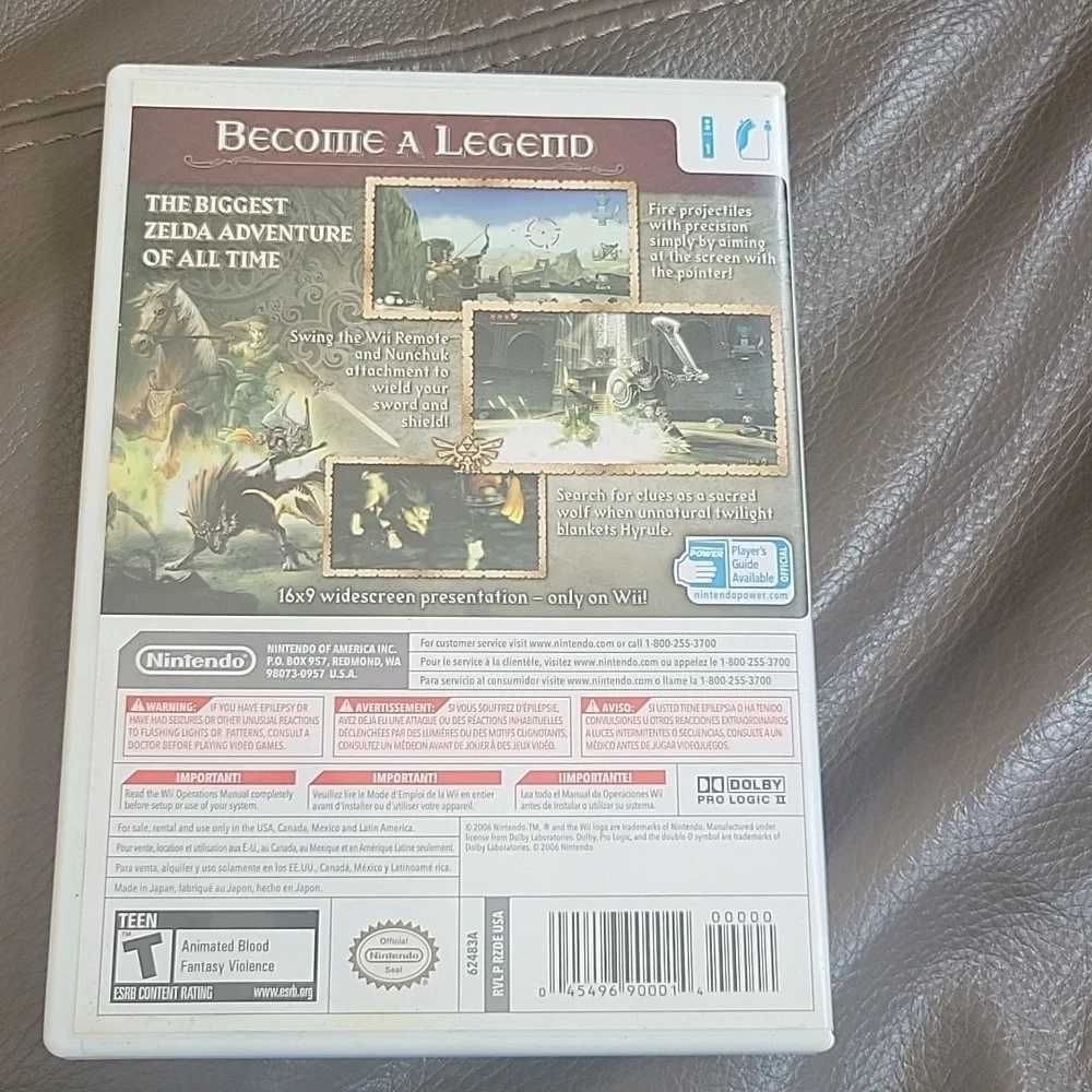 Nintendo wii zelda